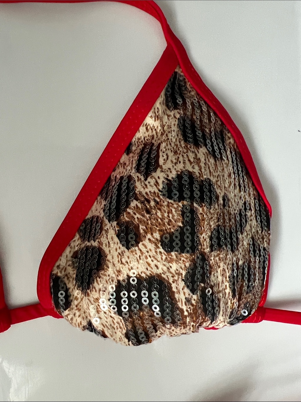 Nwt $198 Sequin Animal Everything But Water Bottoms Up Bikinis L — image 3 of 7